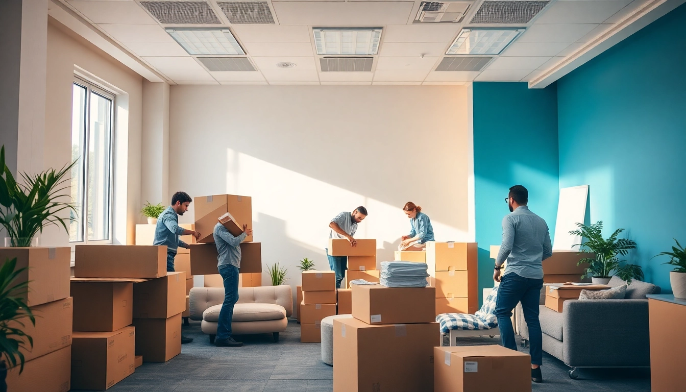 Efficient removal companies Keighley team packing belongings for a hassle-free move.