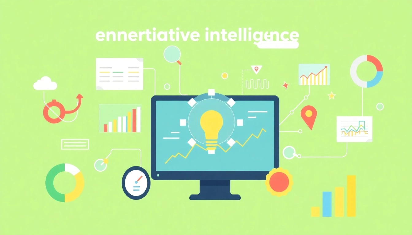 Showcasing competitive intelligence services with a vibrant analysis of market data trends.