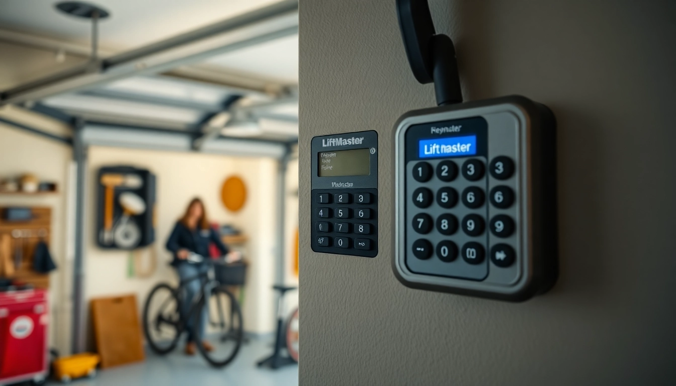 Address the issue of liftmaster keypad not working effectively, showcasing its features and environment.