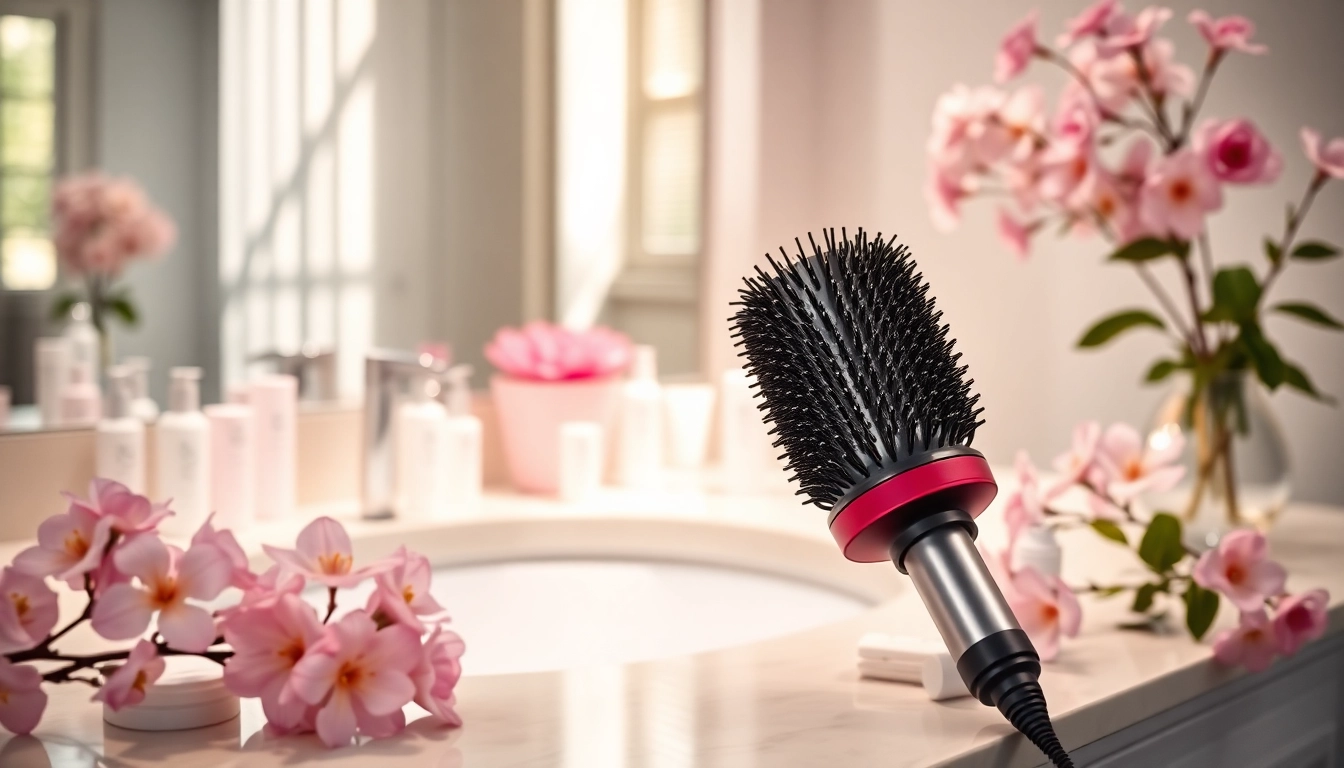 Use the Blow Dryer Brush to achieve salon-quality styles effortlessly at home