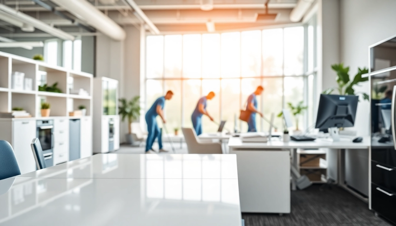 Transforming spaces with commercial cleaning services Melbourne by experienced professionals in a sparkling office.
