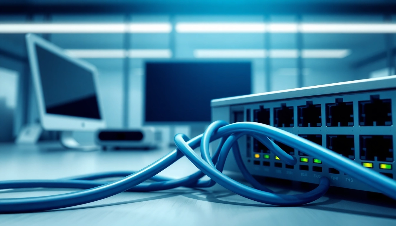 Install a network switch for seamless connectivity and enhanced performance in your office environment.
