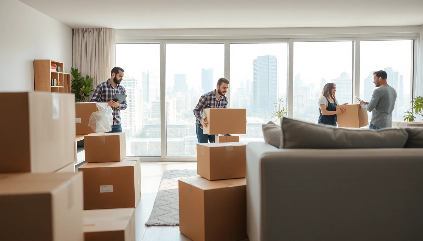 Professional movers expertly packing a home in Toronto, showcasing the best moving company Toronto in action.