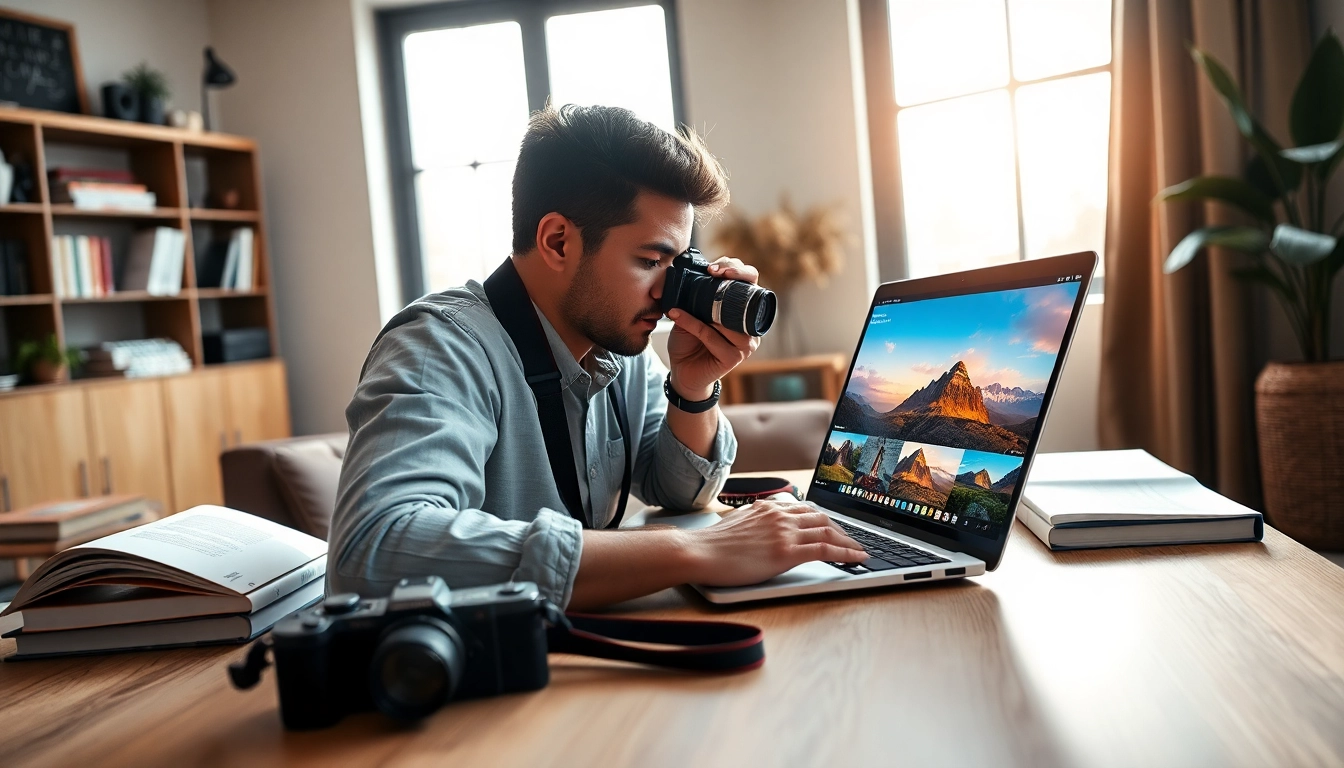 Enhance your images with Premium presets in a bright, modern workspace.