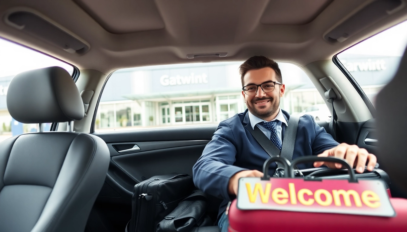 Book a Canterbury to Gatwick taxi fixed price service with a friendly driver waiting at the airport.